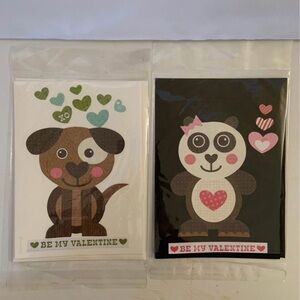 Handmade children’s Valentine’s Day cards